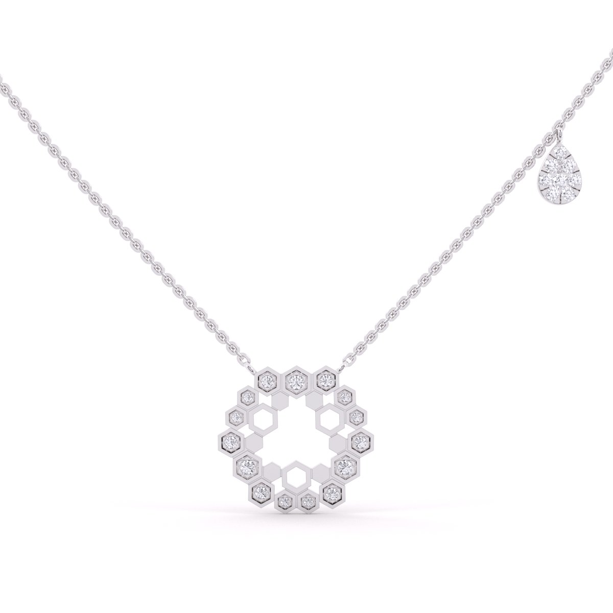 14K Rose Gold Pendant & Charms Lab Grown Diamond Jewellery